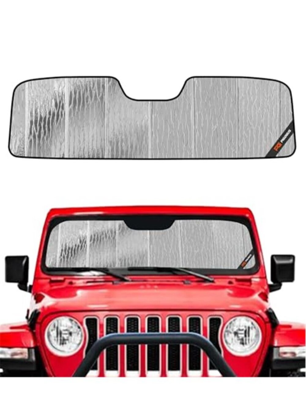 Windshield Sun Shade for Jeep Wrangler JL 2018-2026, Gladiator 2020-2026 Front